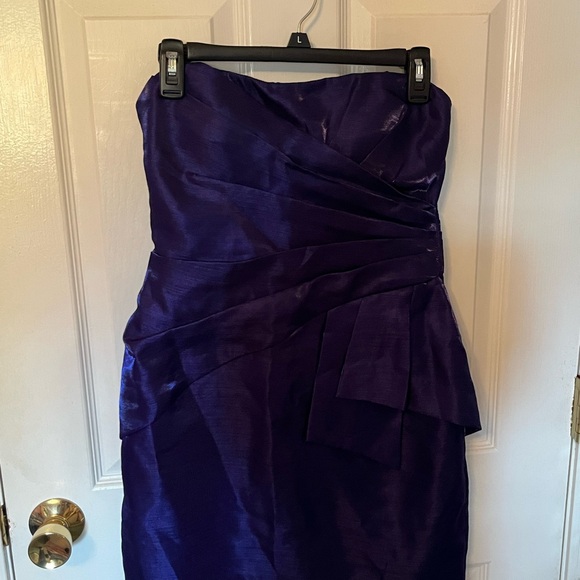Strapless Navy Formal Dress - City Studio - Size 7 - Picture 4 of 4